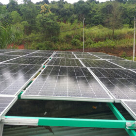Hoàn thành hệ thống điện năng lượng mặt trời hòa lưới 40kWp